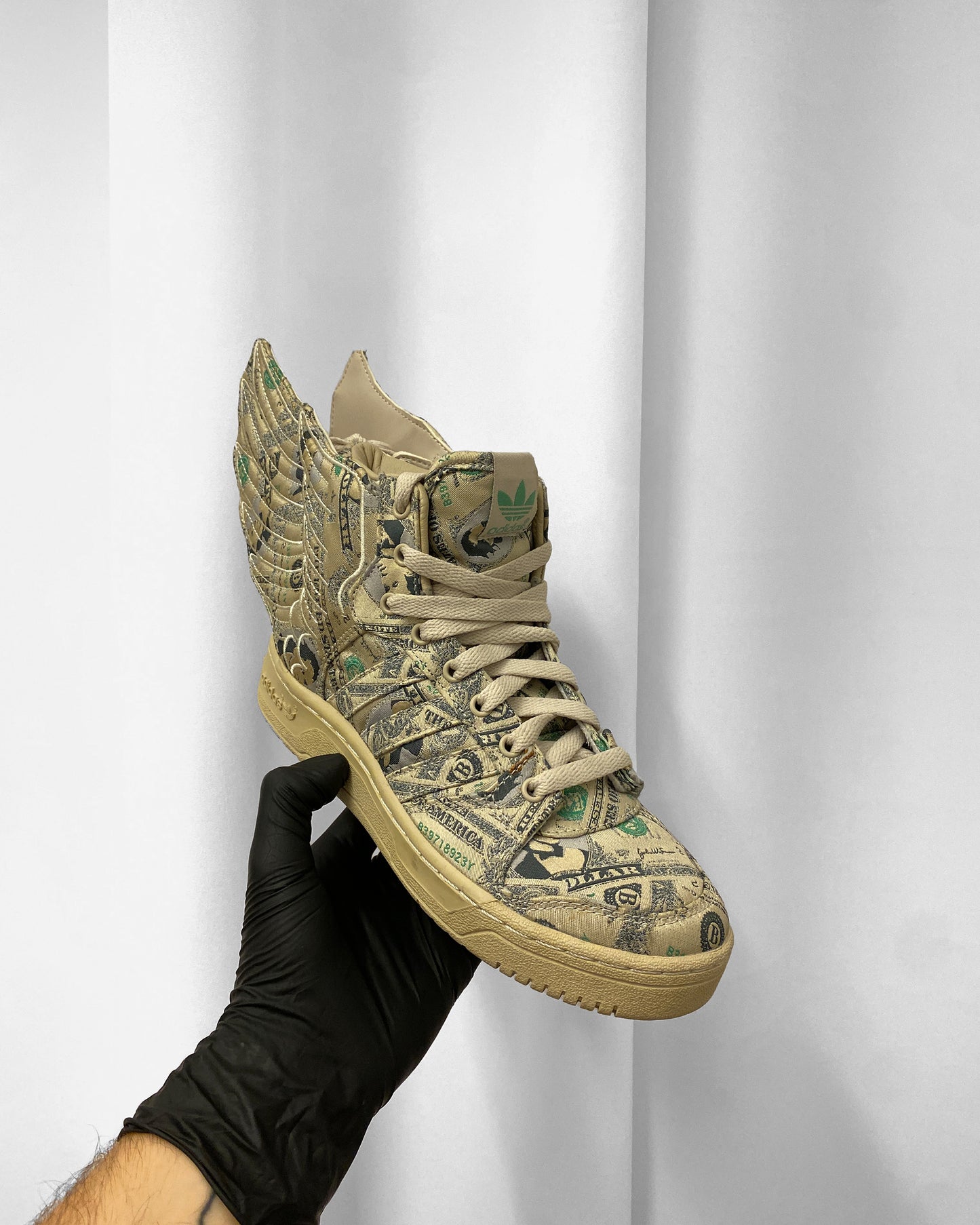 Jeremy Scott x Adidas 2013 JS Wings 2.0 Money Sneaker Beige