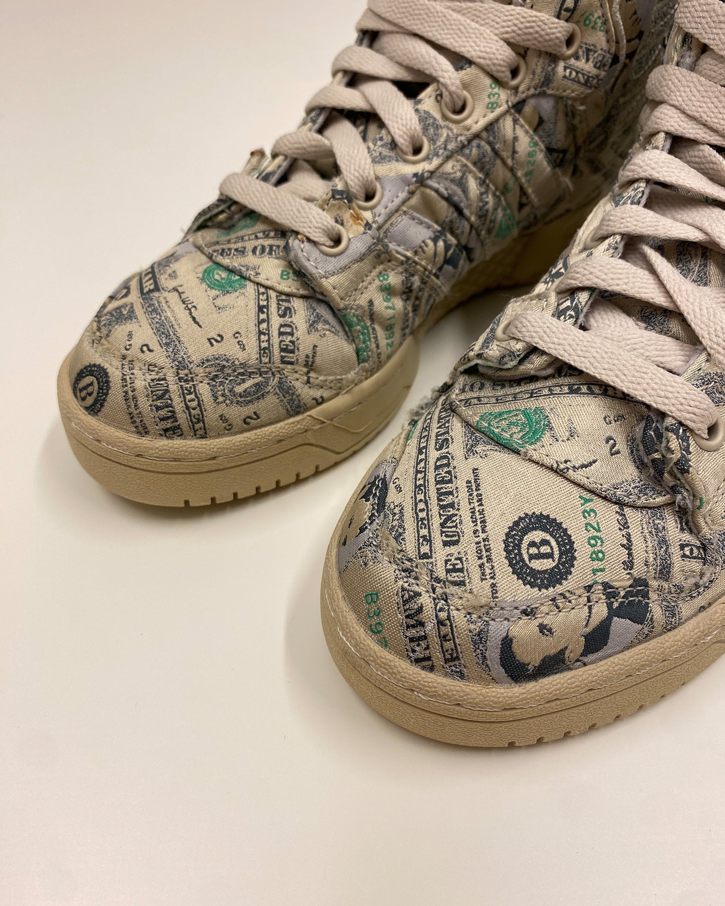 Jeremy Scott x Adidas 2013 JS Wings 2.0 Money Sneaker Beige