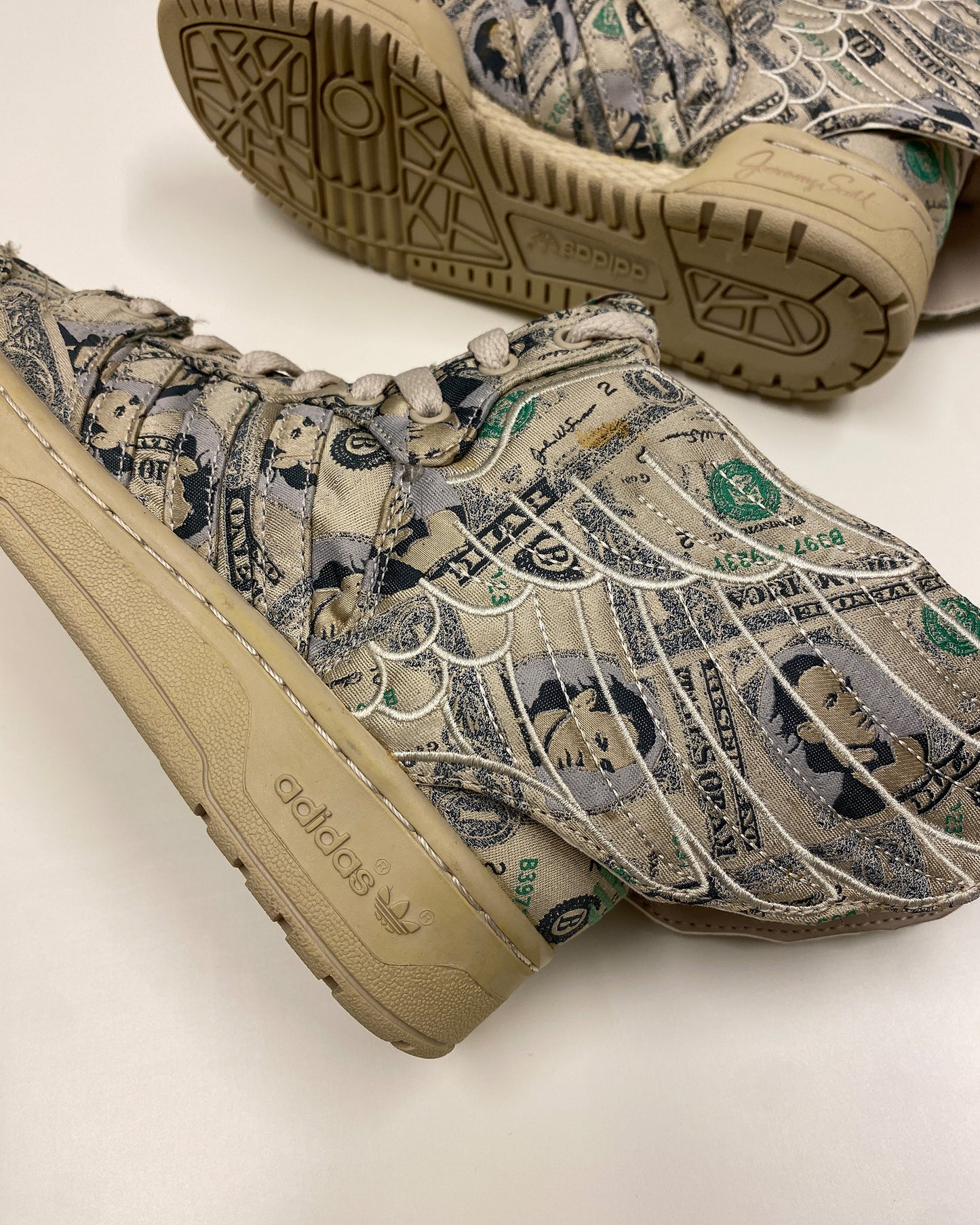 Jeremy Scott x Adidas 2013 JS Wings 2.0 Money Sneaker Beige