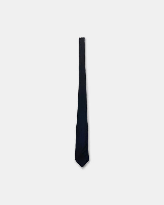 Jil Sander 2000s Almost Classic Tie Navy