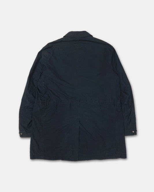 Jil Sander SS2009 Short Zip Cotton Coat Navy