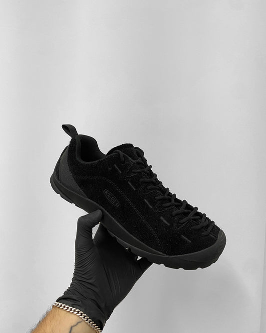 Keen 2020s Suede Leather Jasper Sneaker Black