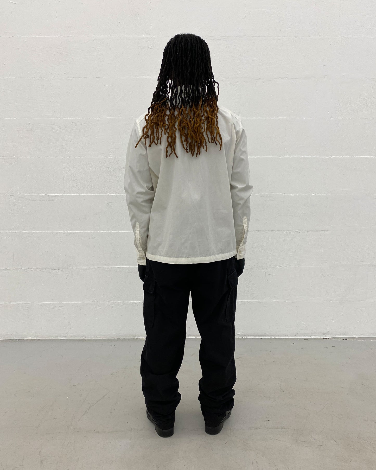 Kenzo Homme 1990s Big Stain Shirt White