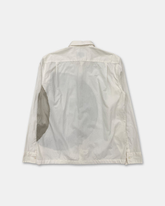 Kenzo Homme 1990s Big Stain Shirt White