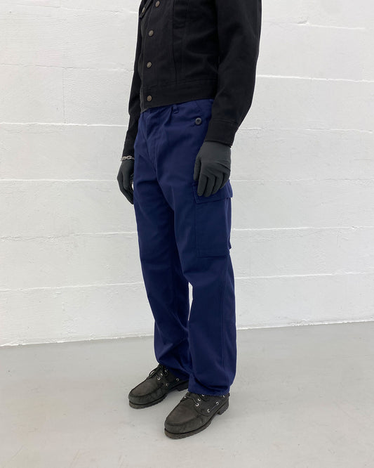 Vintage 1990s Military Cargo Pants Navy