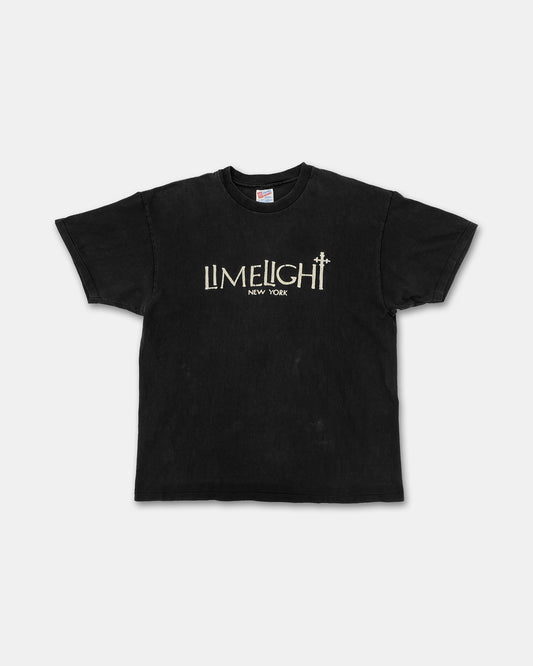 Vintage 1990s Limelight New York Night Club Single Stitched T-Shirt Black