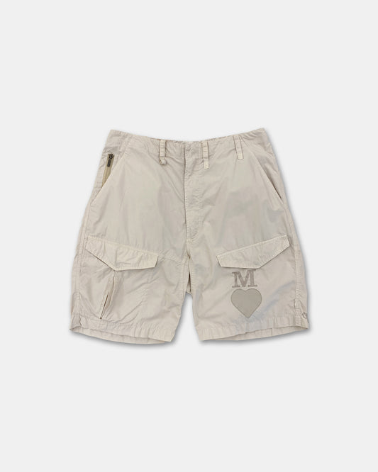 Maharishi 2010s Embroidered Shorts Creme