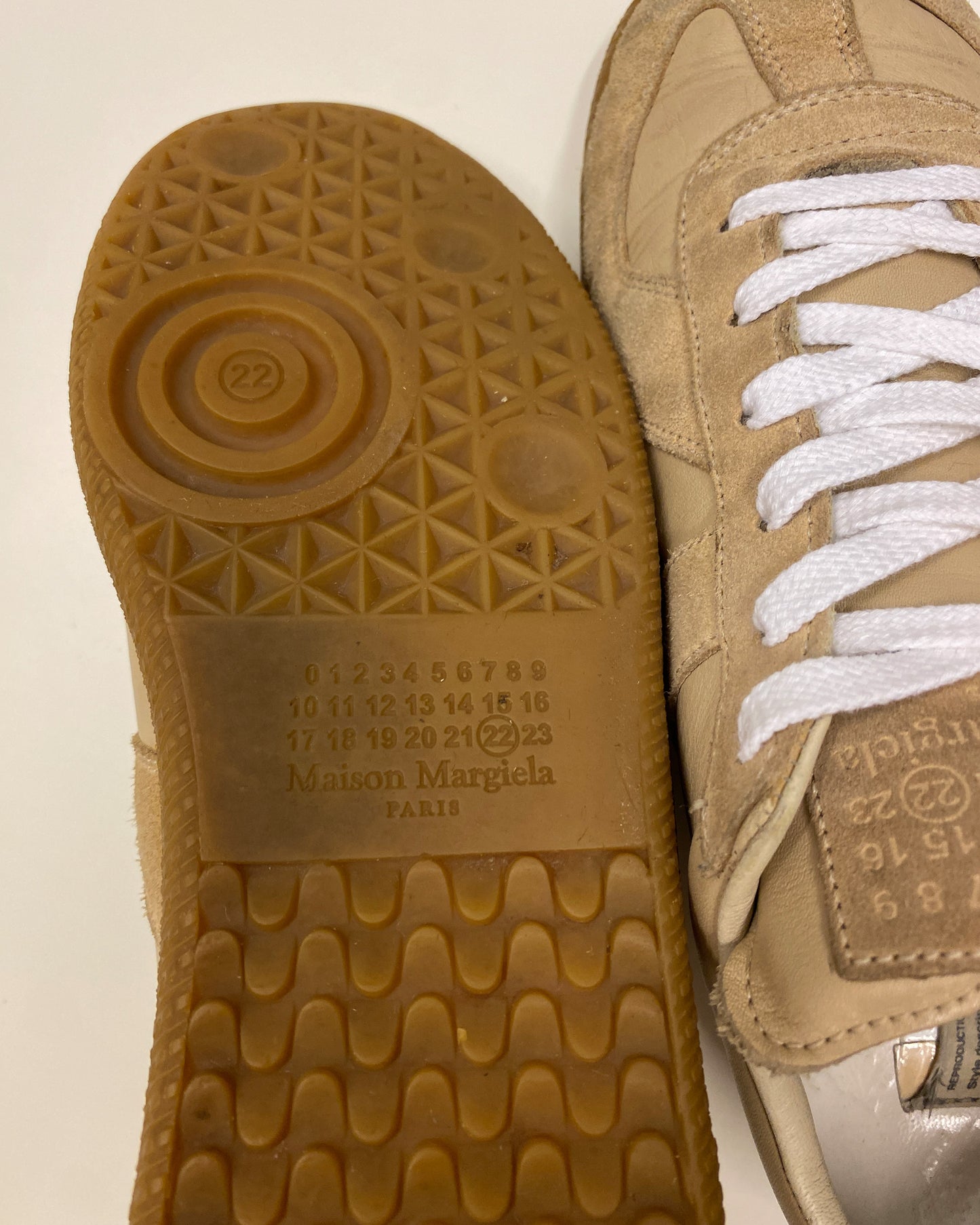 Maison Martin Margiela 2010s GATs Replica Sneaker Beige