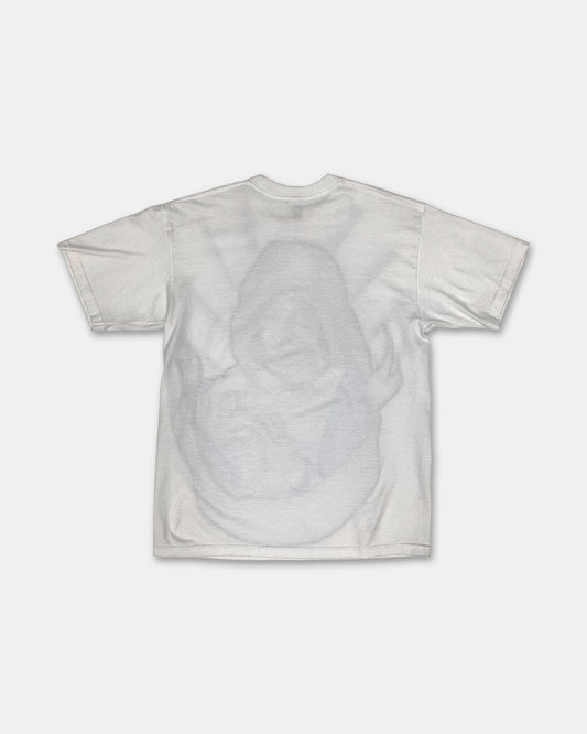 Custom 2010s Airbrush Maria Christianity T-Shirt White