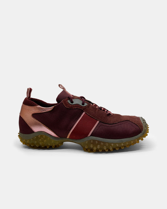 Miu Miu AW1999 Suede Textile Bubblesole Sneaker Purple