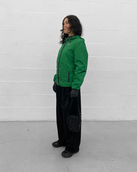 Napapijri 2010s Hooded Padded Jacket Green