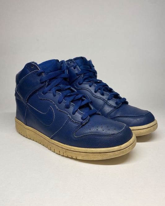 Nike 2016 Dunk High GS Solid Sneaker Solid Blue