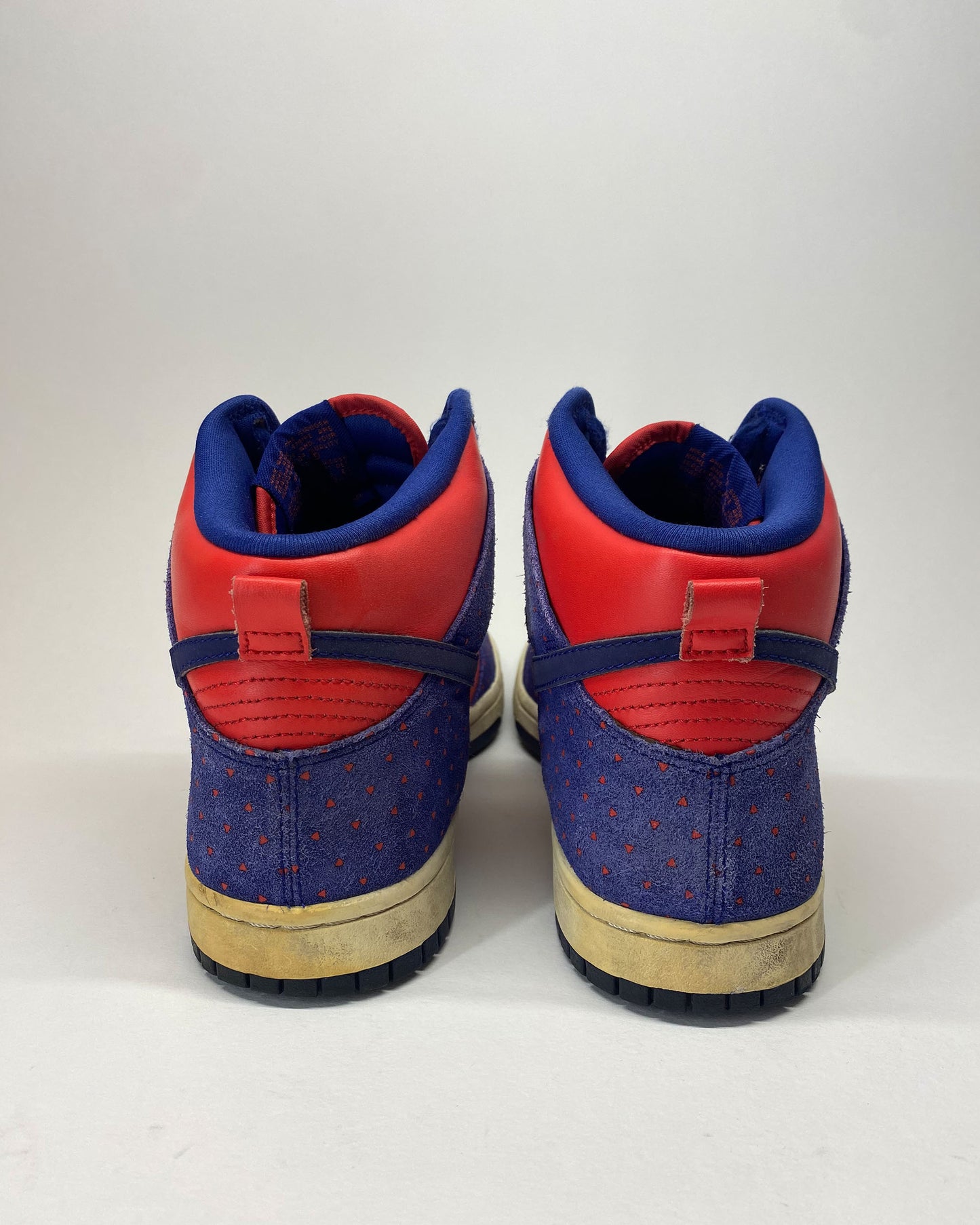 Nike 2012 Dunk High Skinny Print Sneaker Blue Red