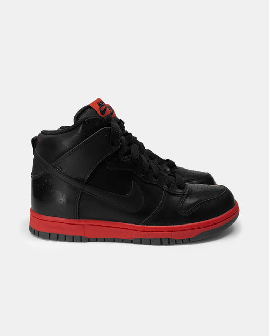 Nike 2009 Dunk High Retro Ornamental Use Sneaker Black Red