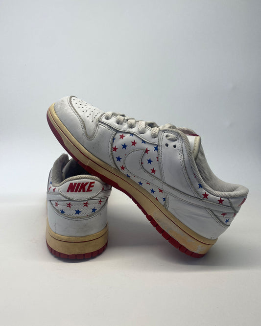 Nike 2005 Dunk Low 4th of July Sneaker White Red Blue