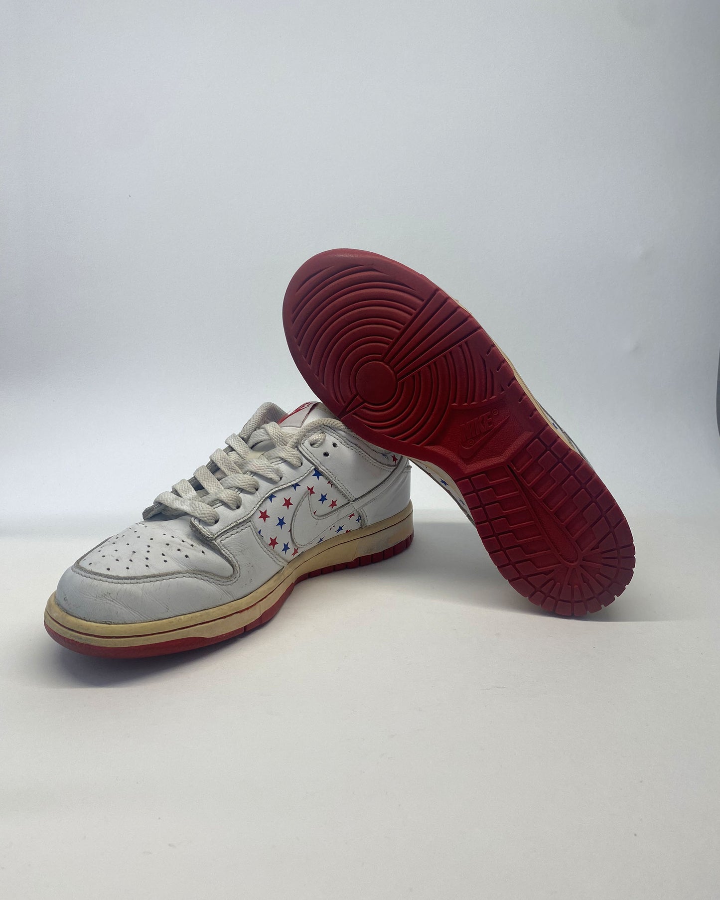 Nike 2005 Dunk Low 4th of July Sneaker White Red Blue