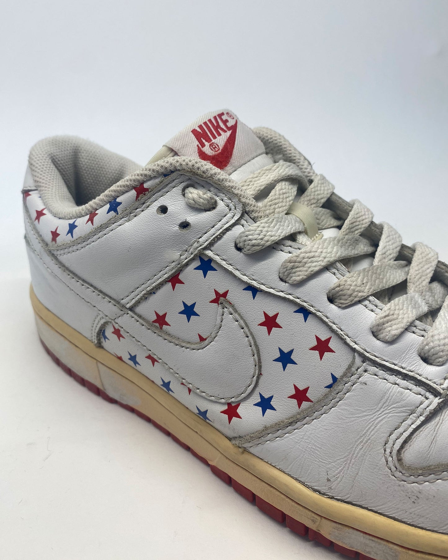 Nike 2005 Dunk Low 4th of July Sneaker White Red Blue