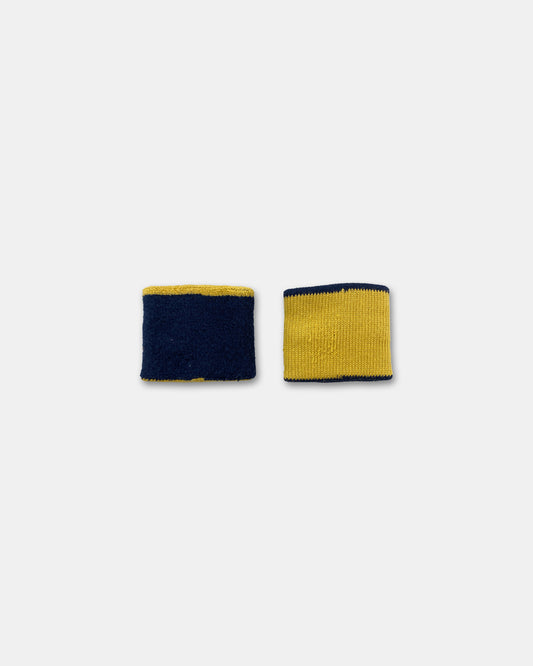 Nike 2000s Sweatbands Navy Yellow