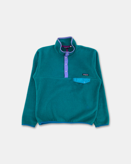 Patagonia 1990s Fleece Sweater Teal Green