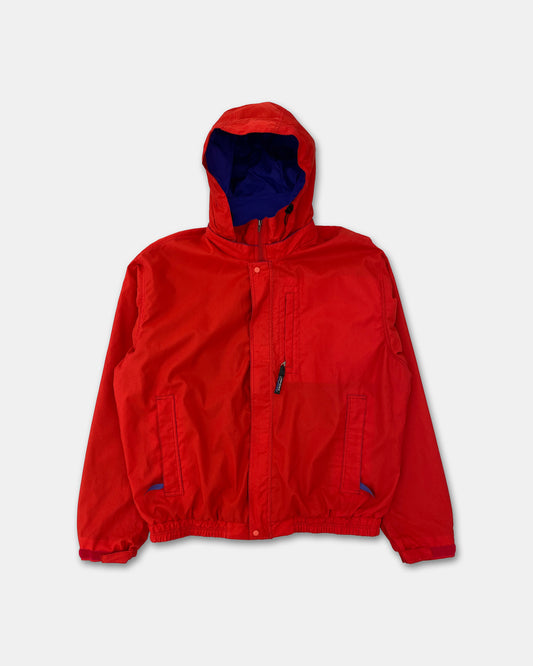 Patagonia SS1993 Ripstop Kapuzenjacke Rot, hergestellt in den USA
