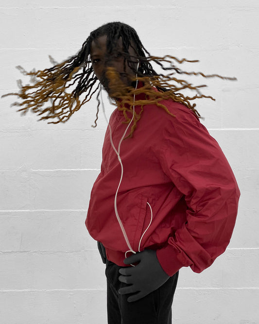 Prada 2000s Nylon Jacket Darkred