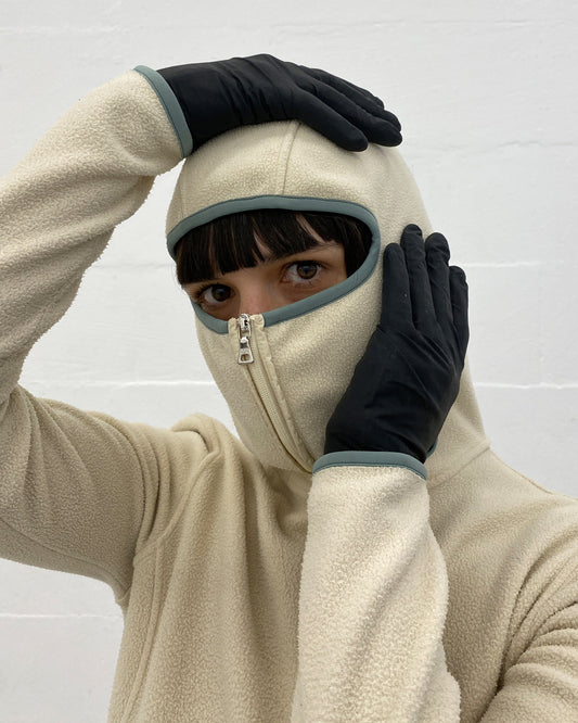 Prada AW1999 Ninja Fleece Jacket White