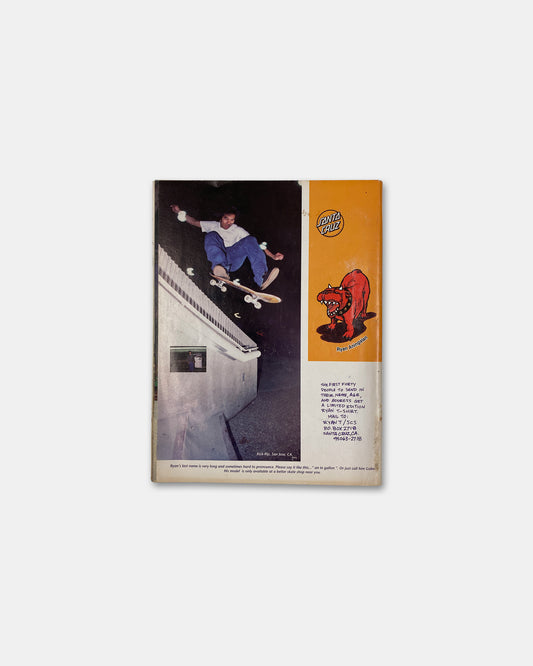 Thrasher 1995 Sean McKnight Drawing April Issue 170 Magazine