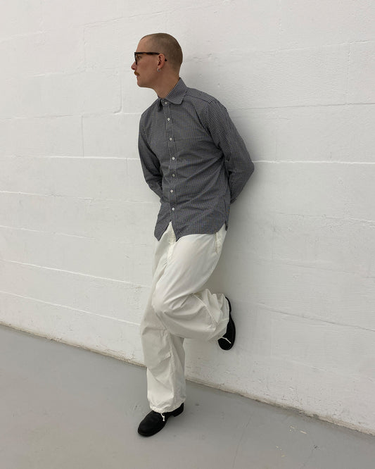 Tom Ford 2010s Checkered Shirt Black White