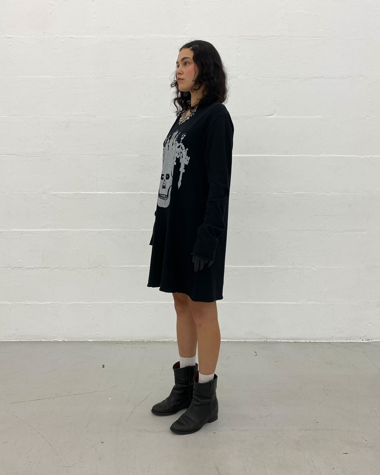 Undercover AW2003 Skull Longsleeve T-Shirt Black