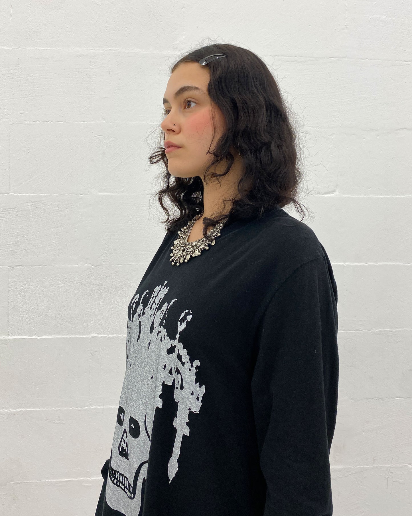 Undercover AW2003 Skull Longsleeve T-Shirt Black