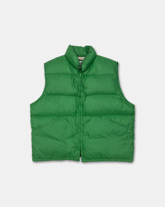 Zero-Zone Down 1970s Puffer Vest Green