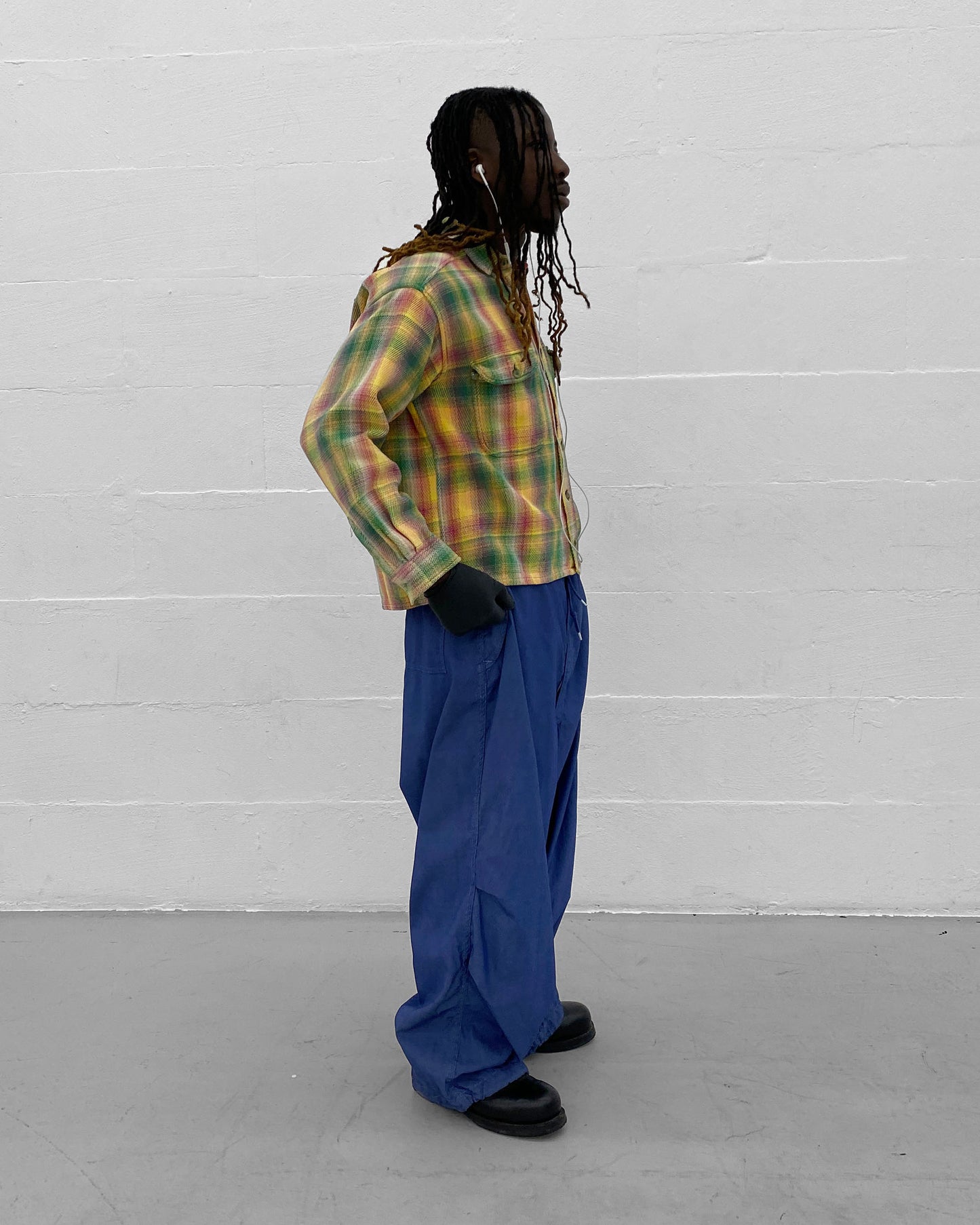 Vintage 1990s Dyed US Army Snow Pants Blue