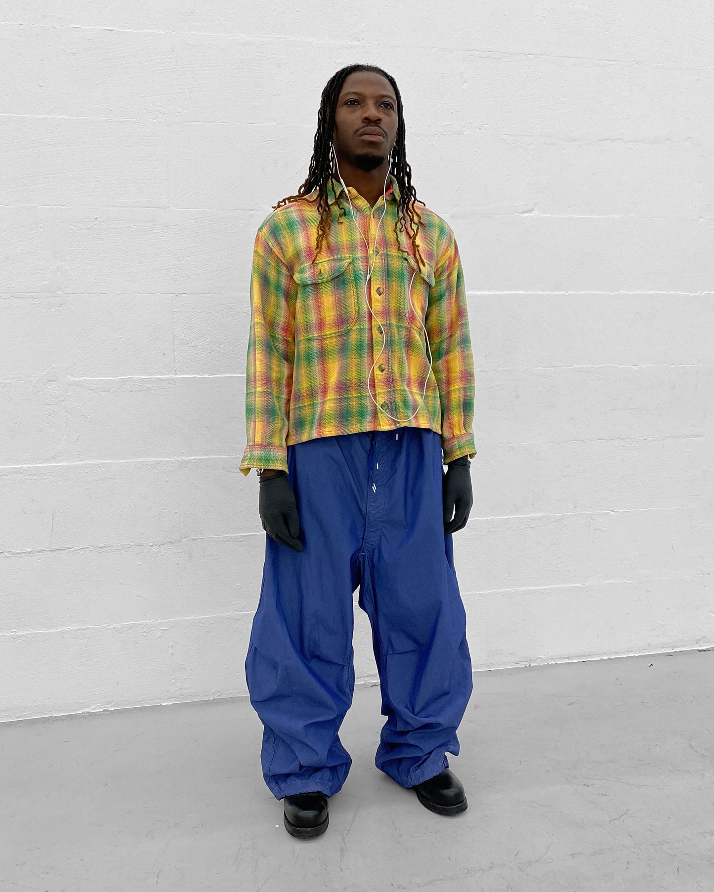 Vintage 1990s Dyed US Army Snow Pants Blue