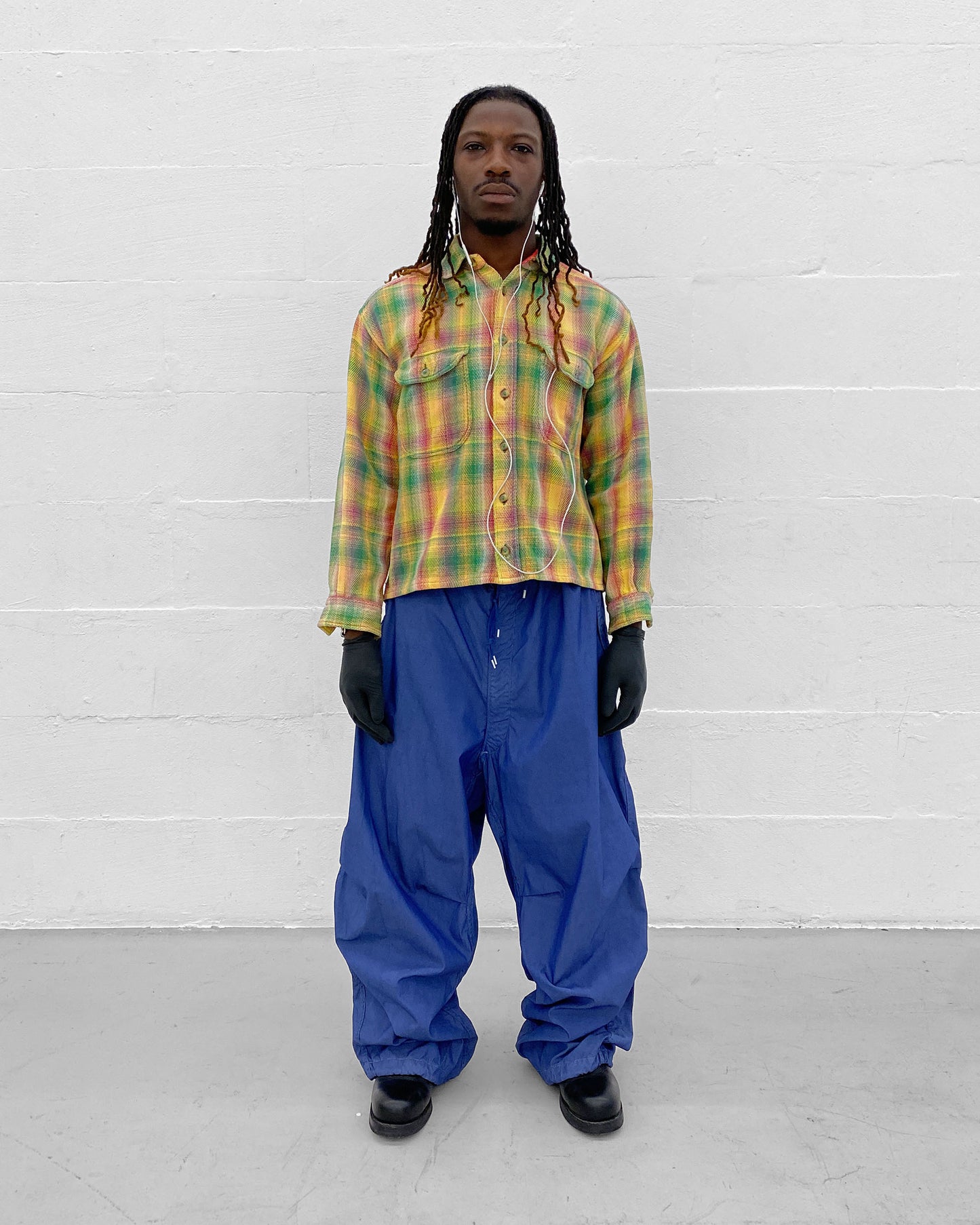Vintage 1990s Dyed US Army Snow Pants Blue