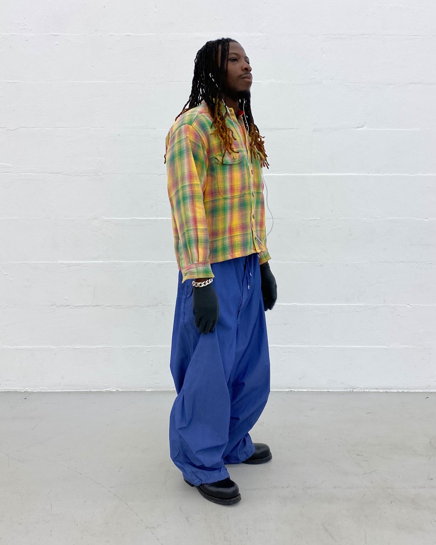 Vintage 1990s Dyed US Army Snow Pants Blue