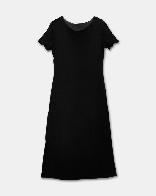 Vintage 2000s Mesh Dress Black