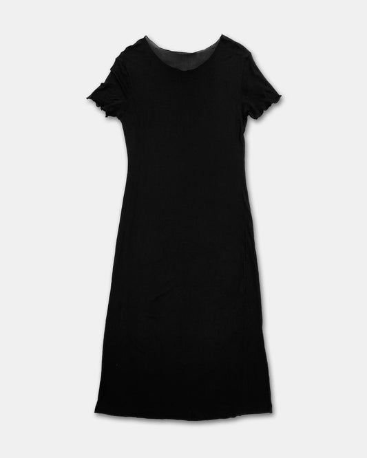 Vintage 2000s Mesh Dress Black