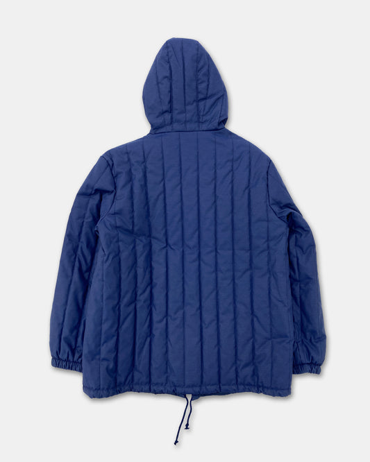 Vintage 1990s Padded Liner Parka Jacket Navy