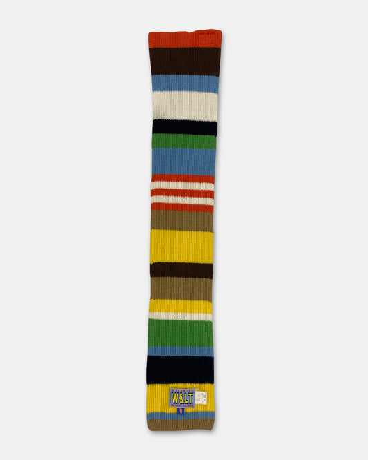 W.&L.T. Walter van Beirendonck 1990s Striped Wool Scarf Multicolor