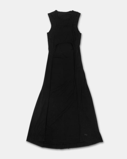 Y-3 SS2017 Multi Layer Tank Dress Black