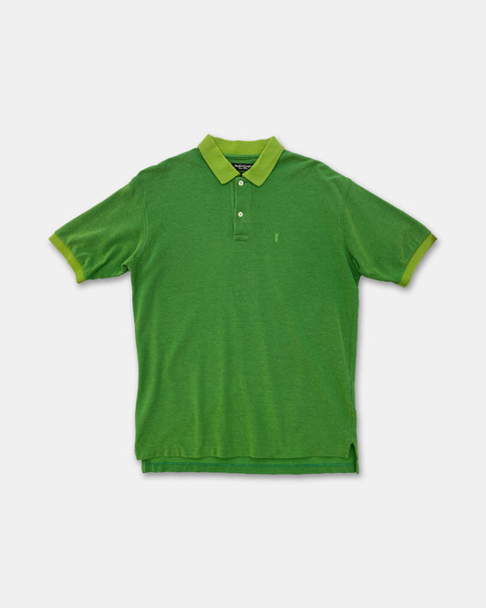 Yves Saint Laurent 1990s Polo Shirt Bright Green