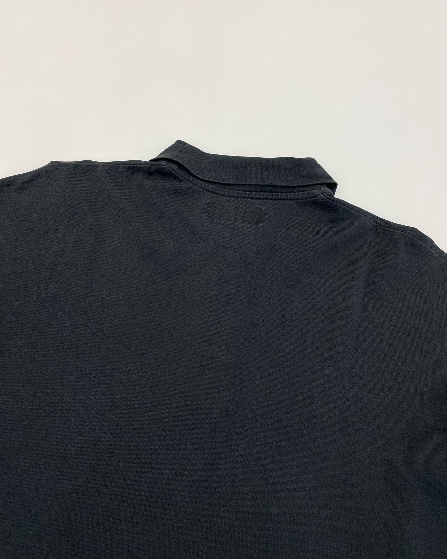 Yohji Yamamoto Pour Homme 2000s Longsleeve Polo Shirt Black