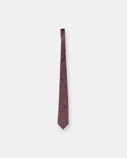 Céline 1990s Pattern Tie Red