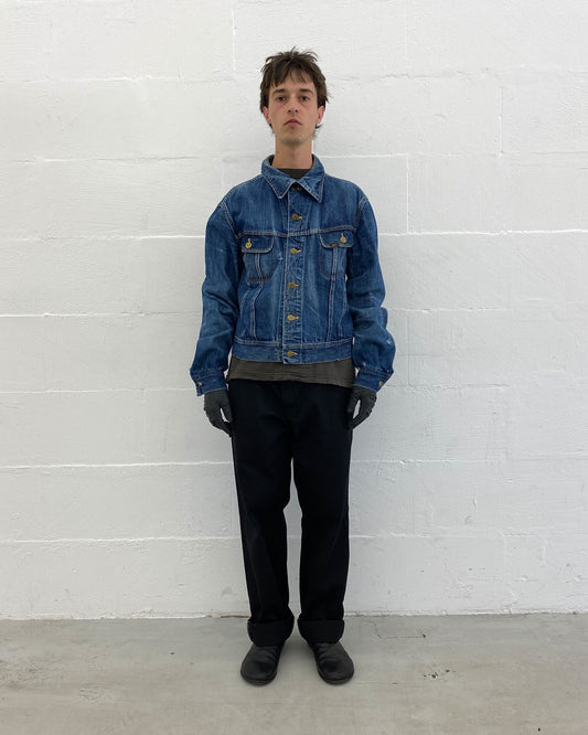Lee Riders 1980er 101-J Jeansjacke Blau