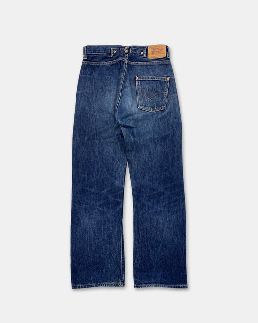 Levis 1990er 541 04 Single Pocket Buckleback Denim Blau