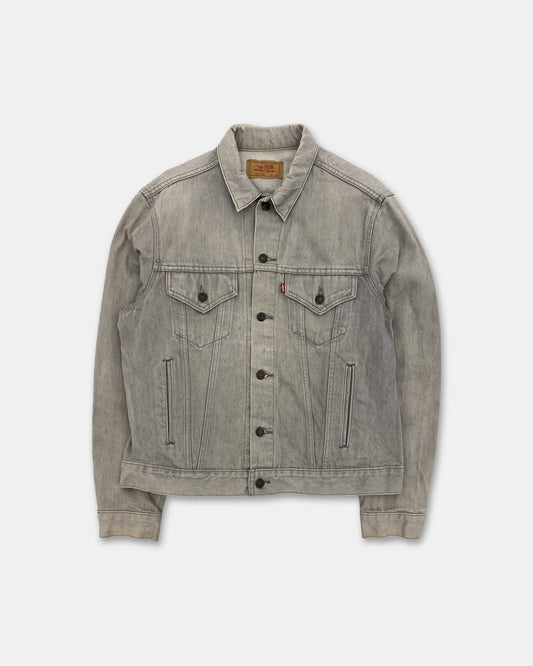 Levis 1980er Type 3 USA Jeansjacke Grau
