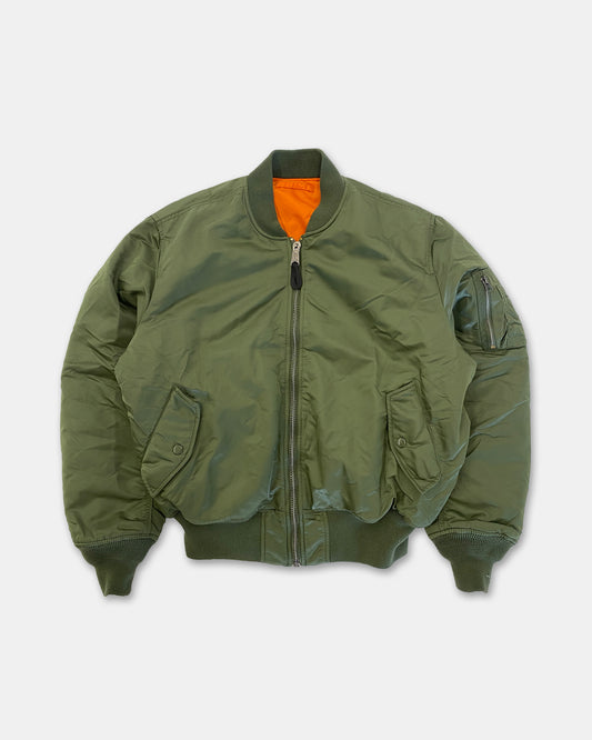 Alpha Industries 2010s MA-1 Bomber Jacket Light Green