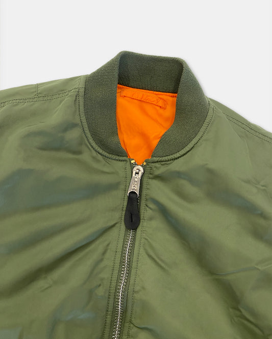 Alpha Industries 2010s MA-1 Bomber Jacket Light Green