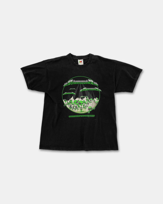 Vintage 2003 Metallica Alien Band T-Shirt Black