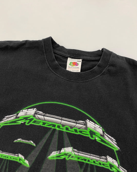 Vintage 2003 Metallica Alien Band T-Shirt Black